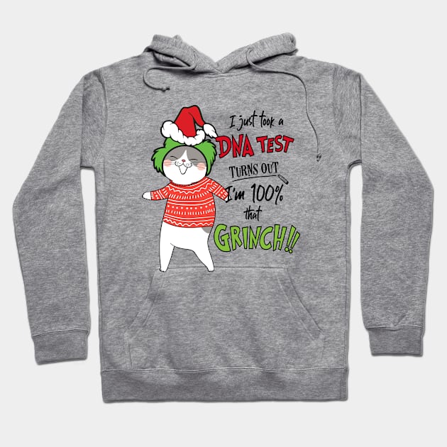 I Just Took A DNA Test Turns Out I'm 100% That Grinch Funny Ugly Christmas Hoodie by albertperino9943